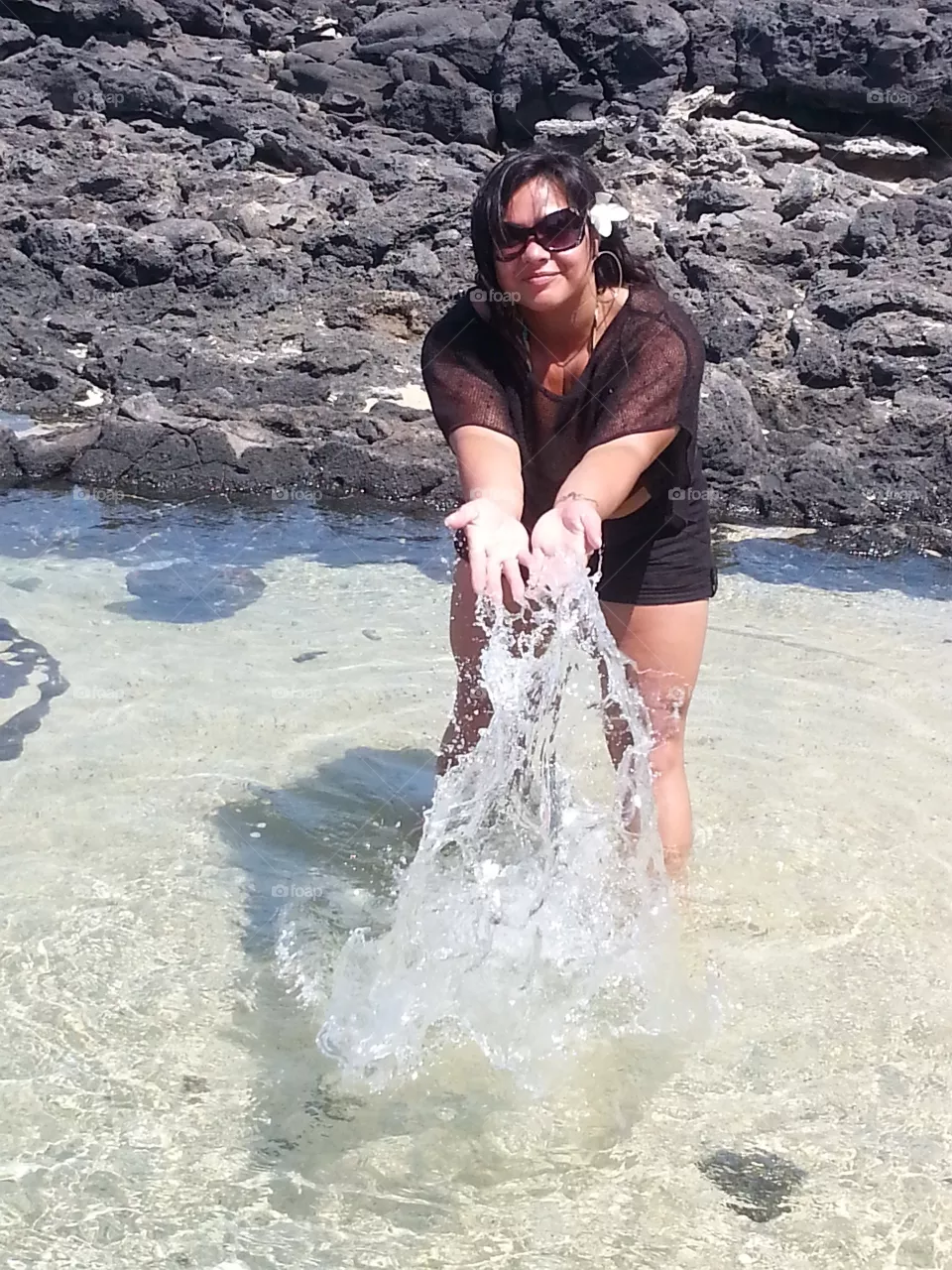 Water, Beach, Sea, Nature, Girl