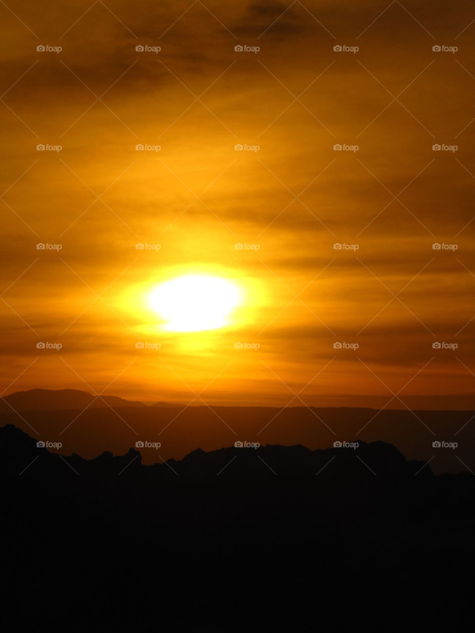 Landscape sunset
