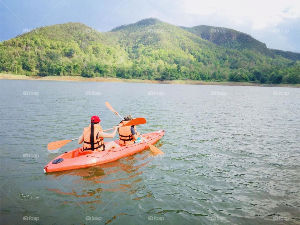 Fun time with a friend!