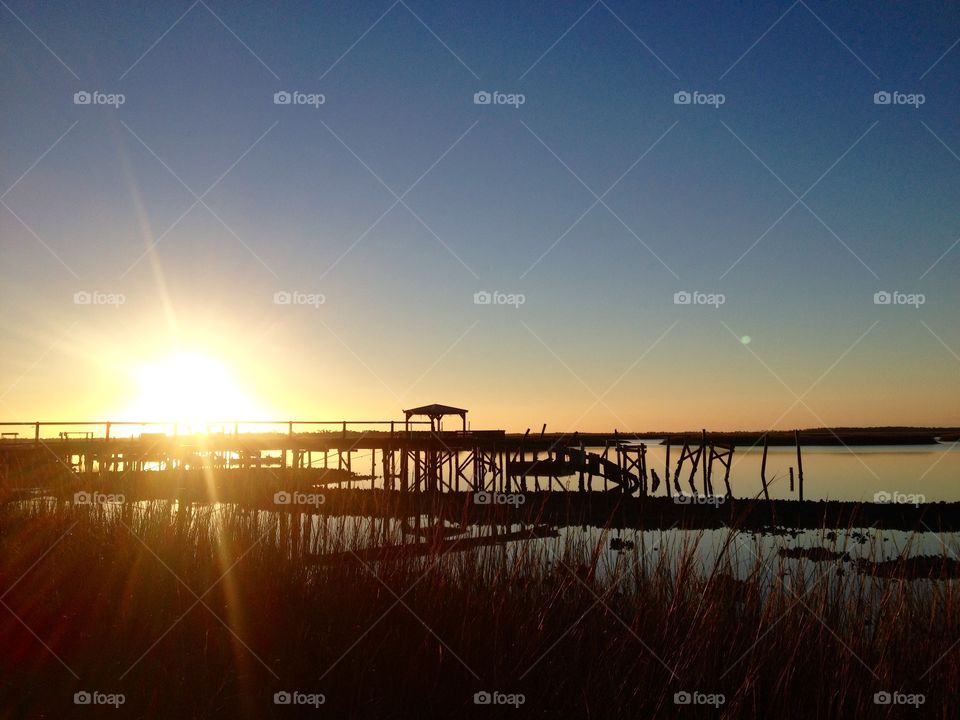 Sunrise over the Sound