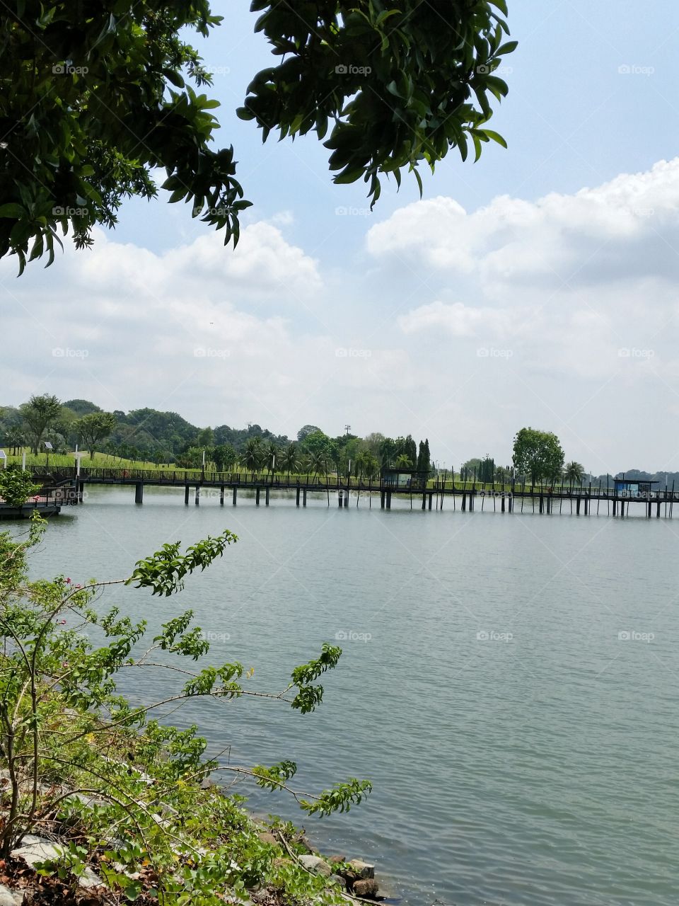 By the waters again. quiet meditation by the peaceful and calm waters