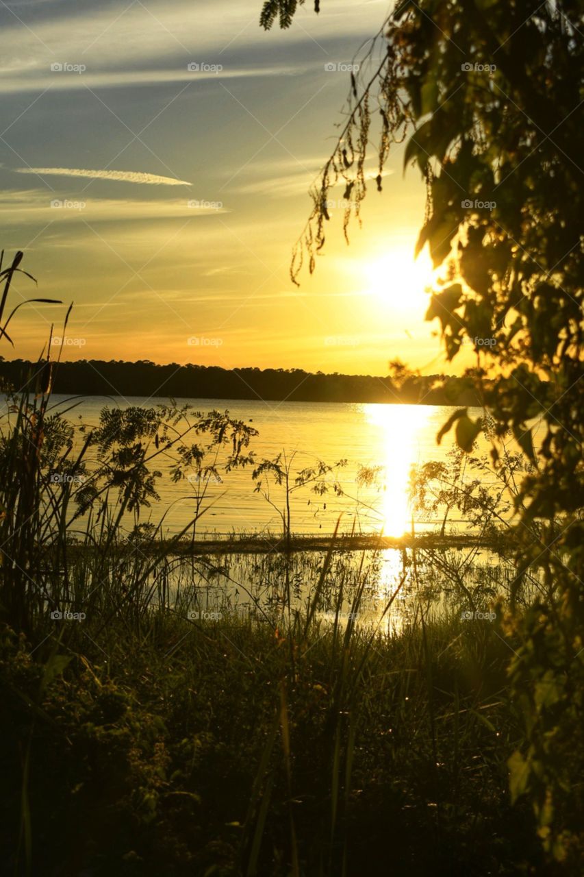 Sunset at Lake Conroe