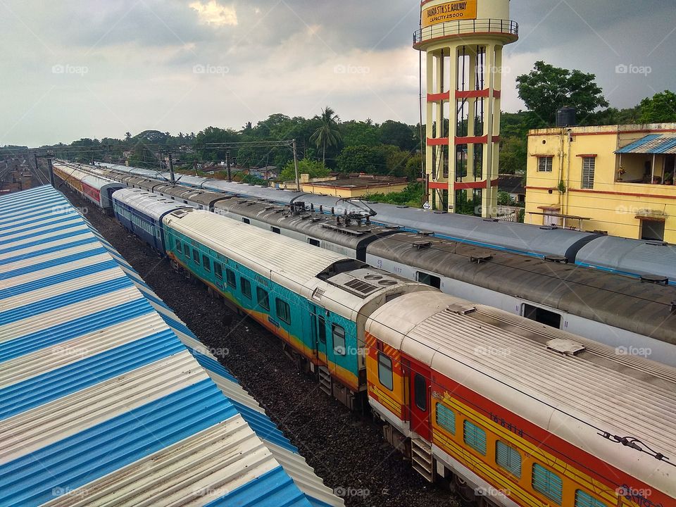 This is a photo of Indian railway station. Please buy this photo
