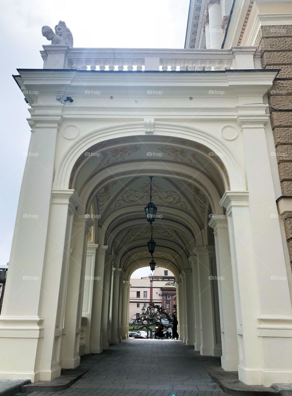 Arches and lanterns of the Opera House 