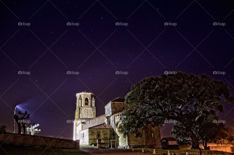 Church under the stars
