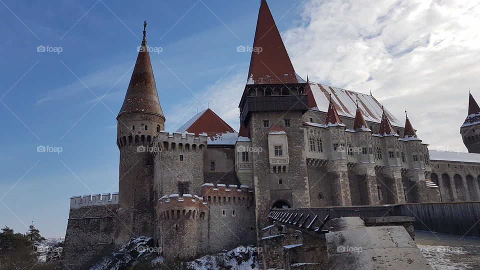 the Corvin castle from Hunedoara, Romania