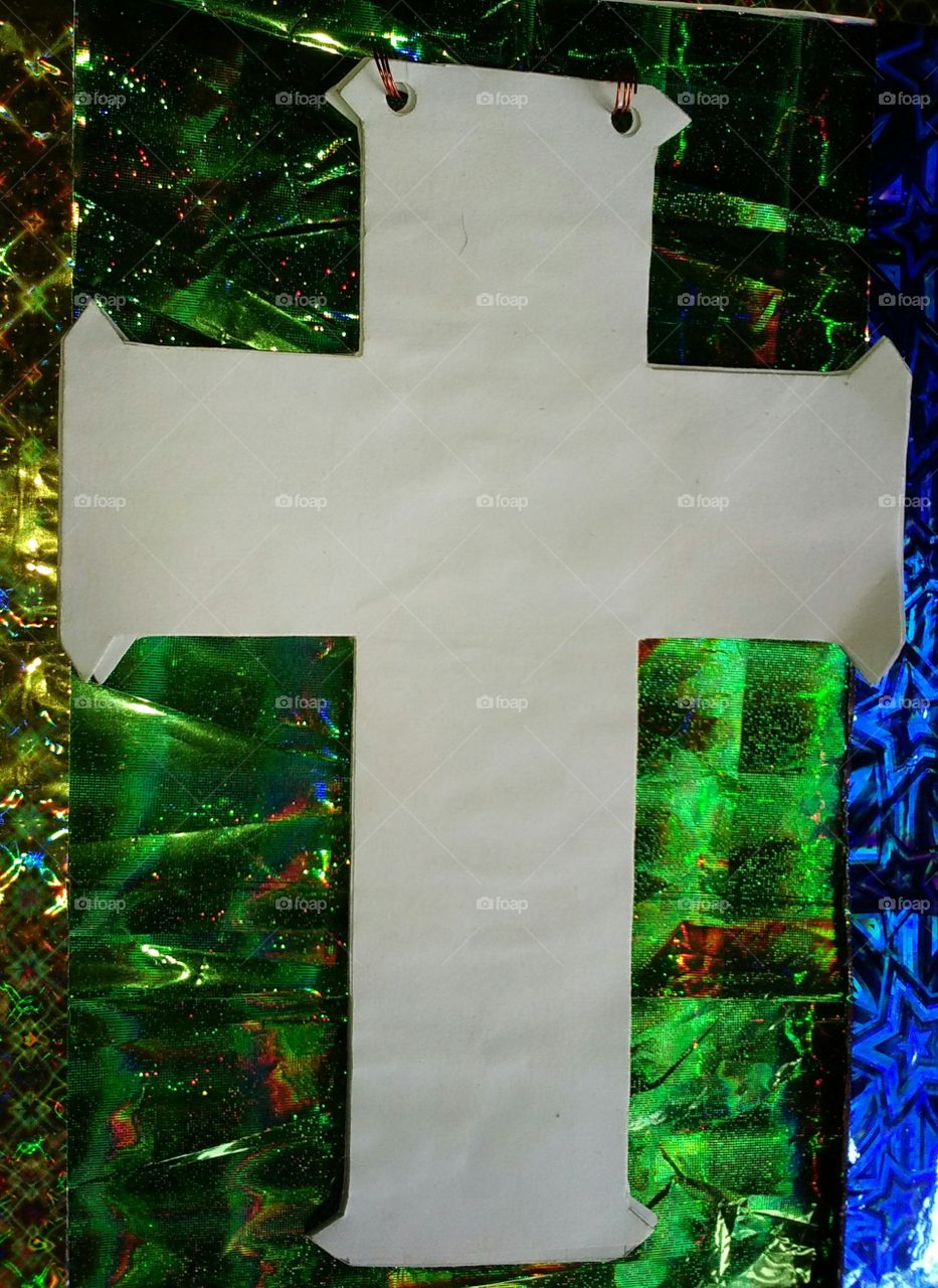 the world's famous face book of Christians symbol "CROSS".  it's the first book entire the worldwide on it.