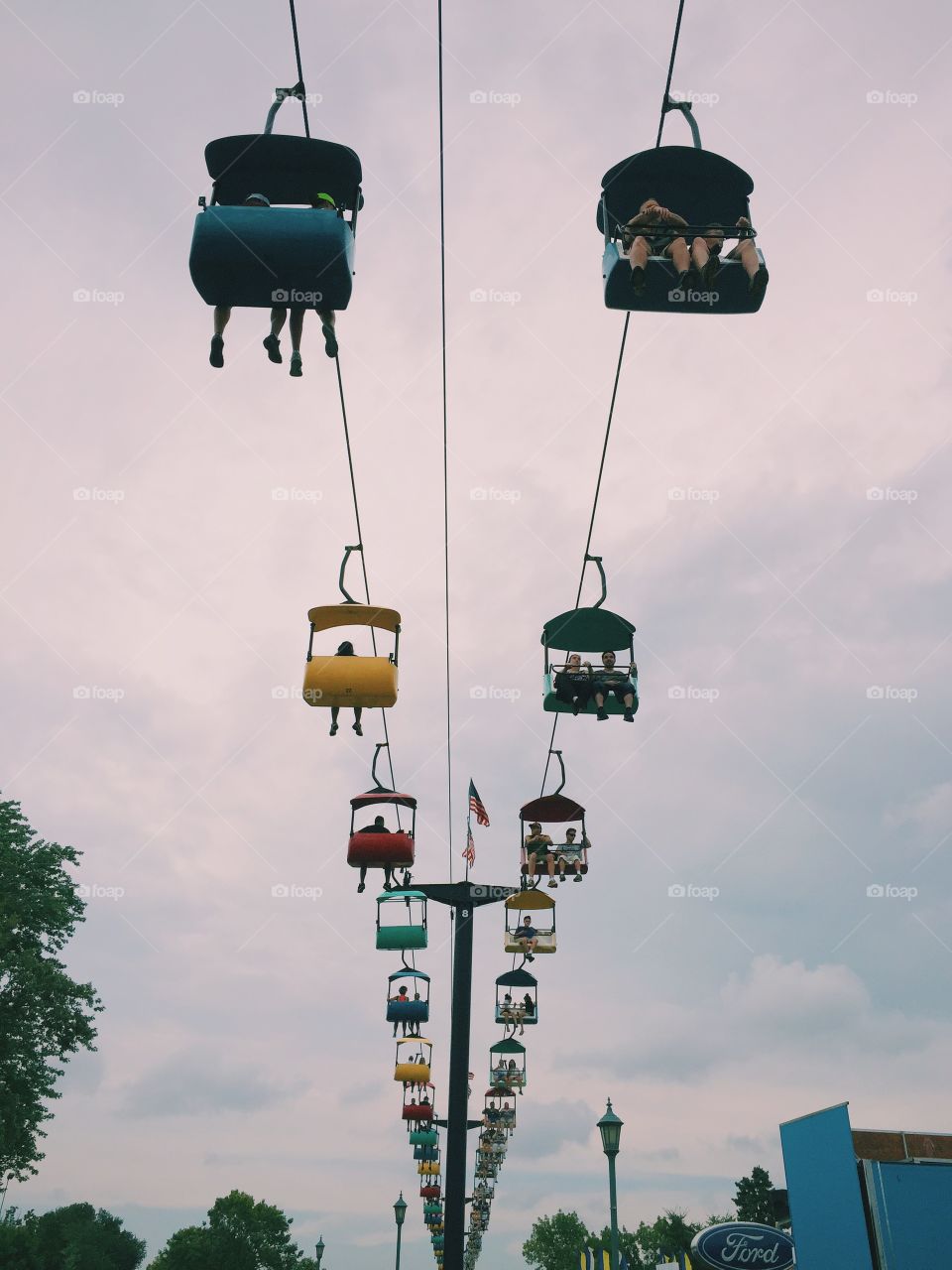 Skyline ride at State Fair