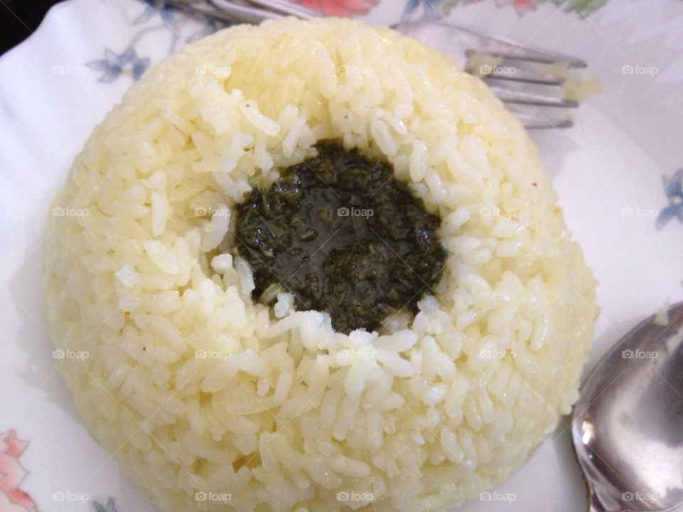 green food rice arabian by a.bilbaisi