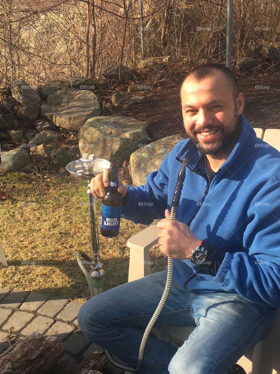 Foap Com Hookah Bud Light And Fire Pit Stock Photo By Allisonw11