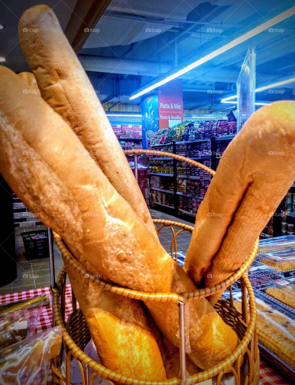 baguette found at local market, Hey don't only pass by, pick me up please