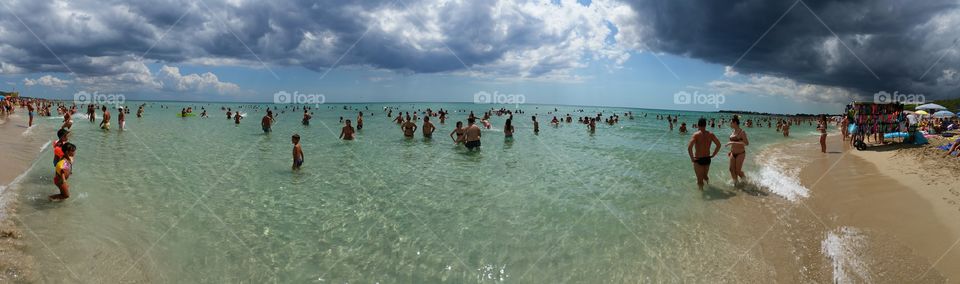 Punta prosciutto. beach of punta prosciutto  (lecce)