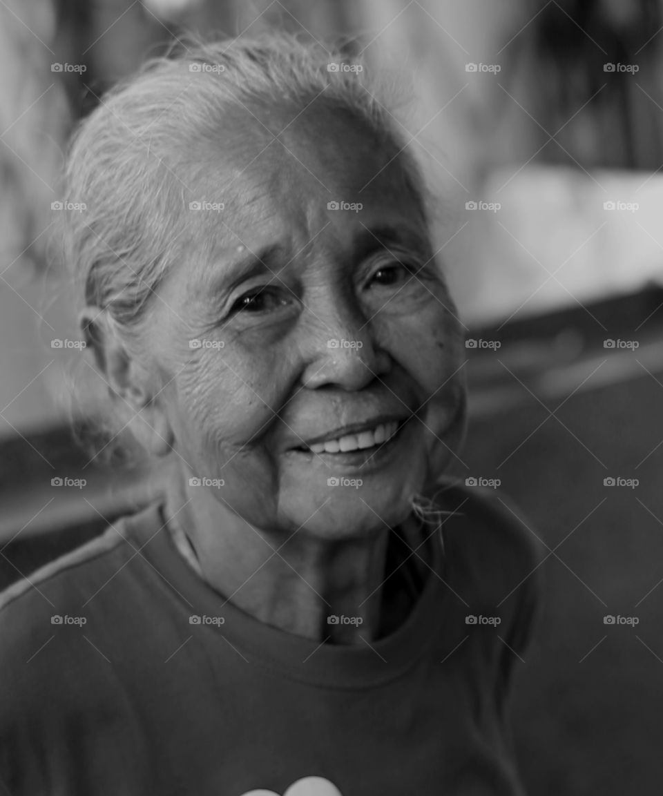 Lola Onyang

She's a friend of my grandmother and she used to help out at home. She took care of my dad from when he was a baby and eventually also became my nanny.  Till now, I'm already in my late 30s, we see her once a year. She never misses to visit my grandmother's grave and it has become sort of an annual family reunion for the clan to reunite. 

Love. Respect. Much Appreciation. Thanks for being there for the family. 