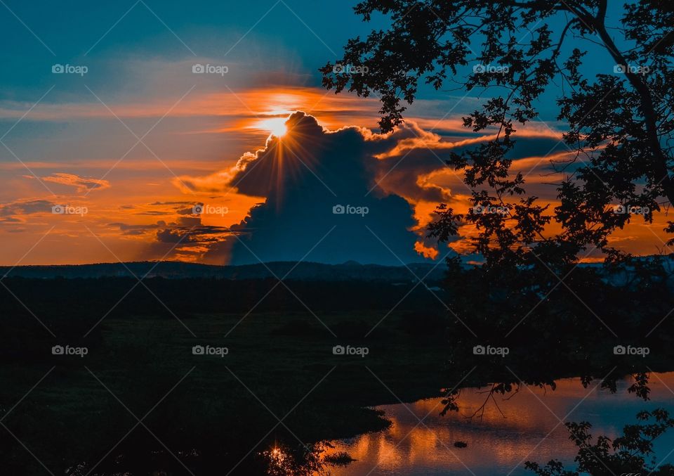 sunset Pantanal BRAZIL