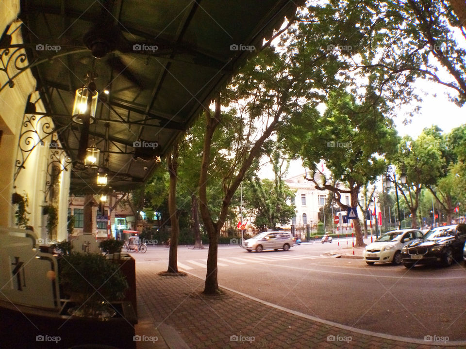 Street view in Hanoi