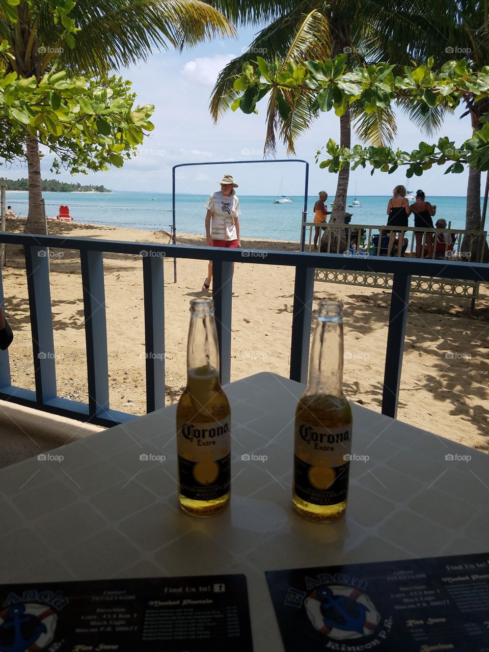 Corona beers at Marina, Rincon Puerto Rico