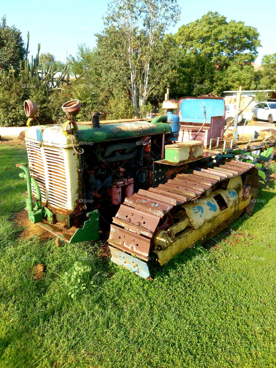 An old tractor