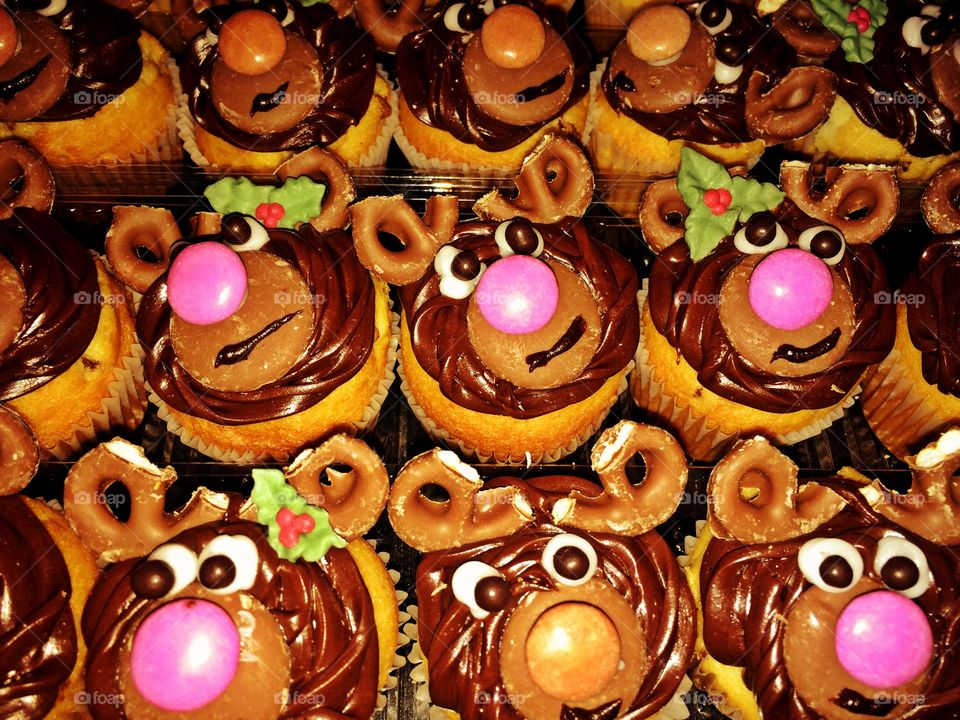Reindeer cupcakes