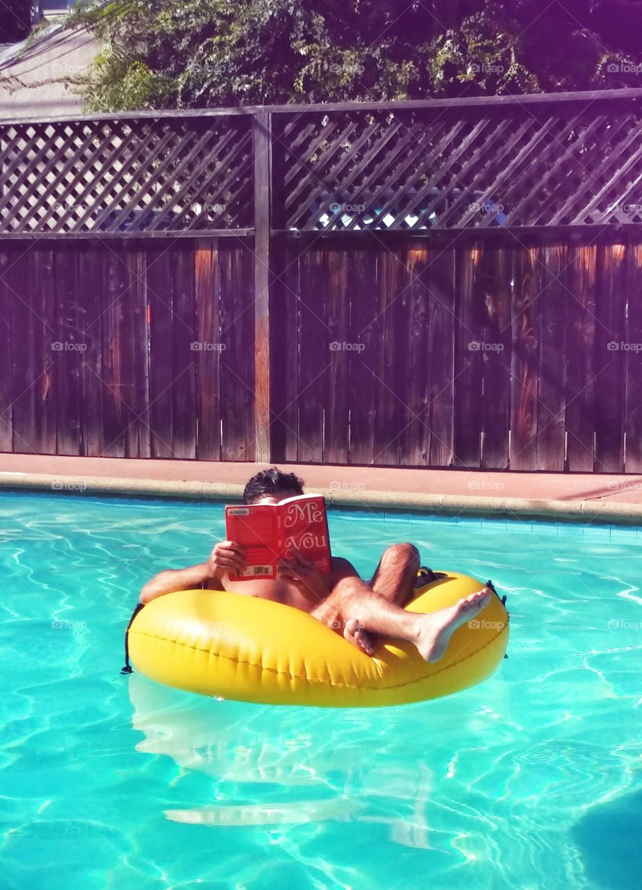 summer fun reading a book