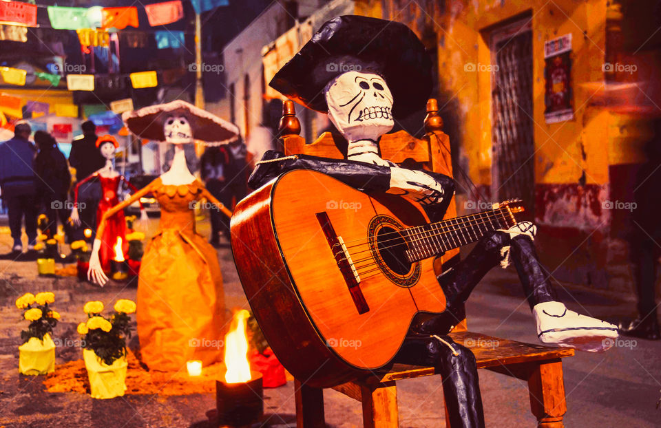 Celebration of the Day of the Dead in Mexico