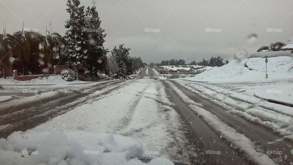 snow roads