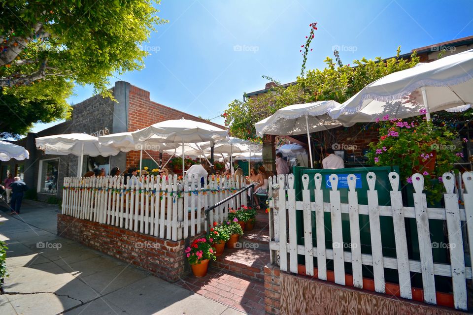 The famous restaurant The Ivy in Hollywood 