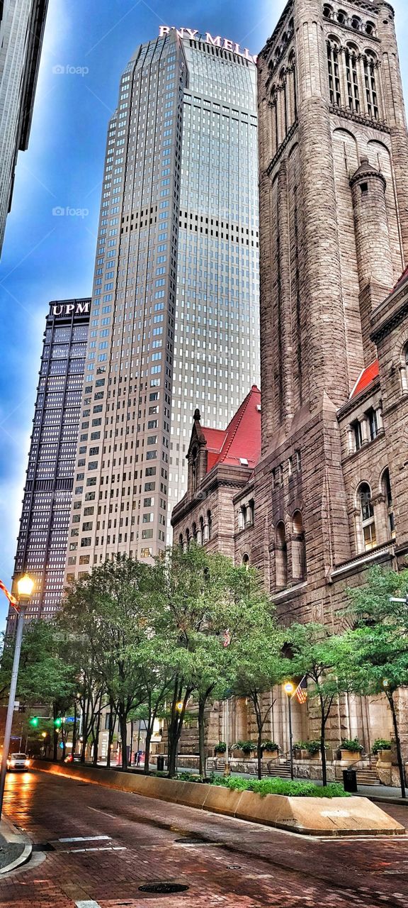 architectural contrast