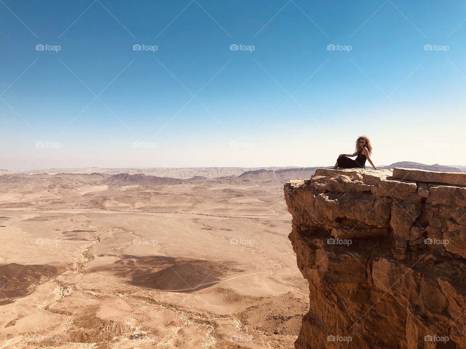 Sitting and relaxing 