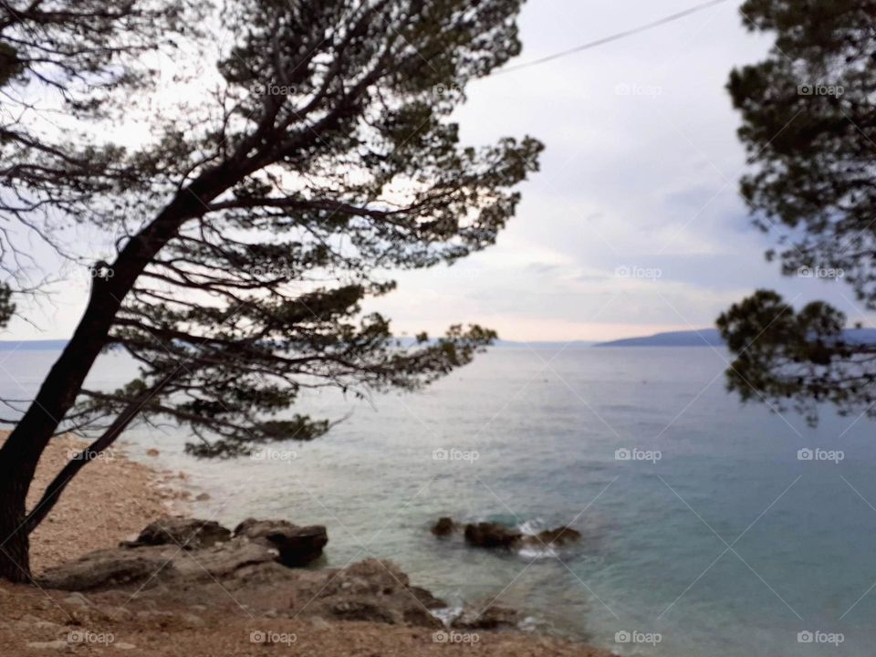 Makarska beach Croatia