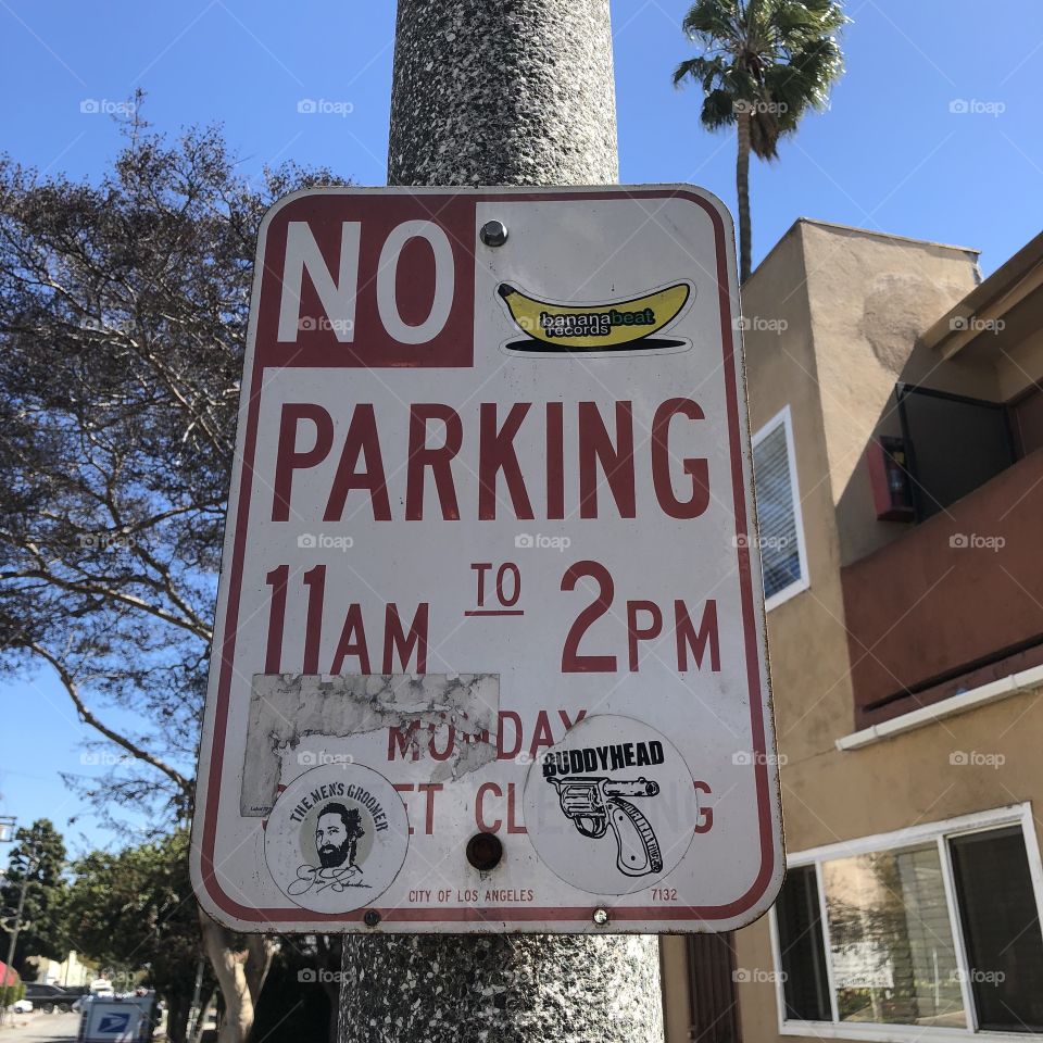No banana parking 