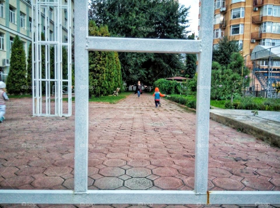 gaze through the fence взгляд сквозь ограду