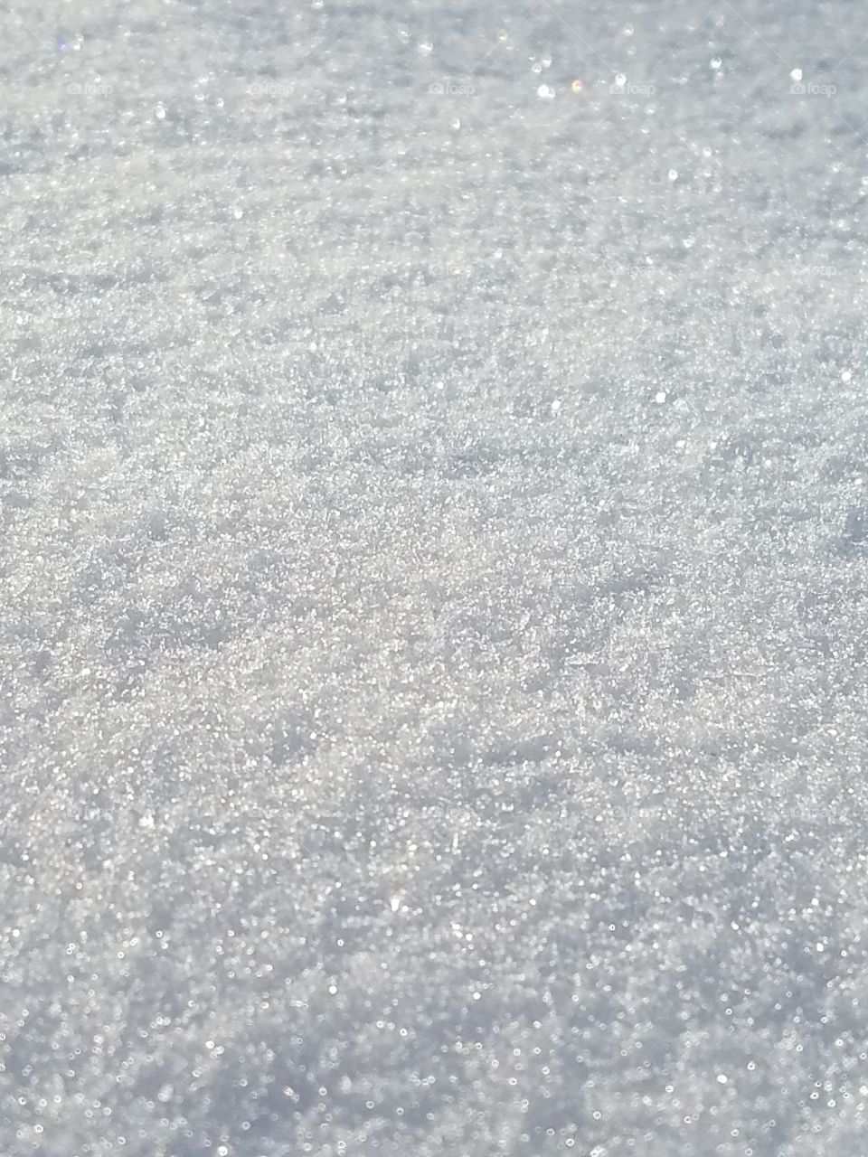 sparkling snow