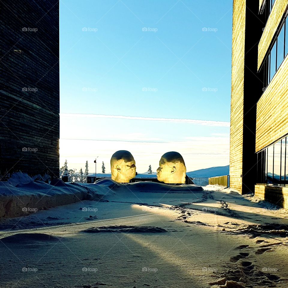 Sculpture by Jaume Plensas.