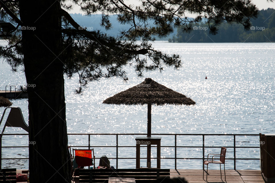 Parasol at beach