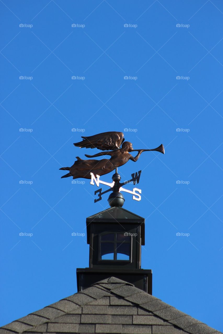 Weather vane.