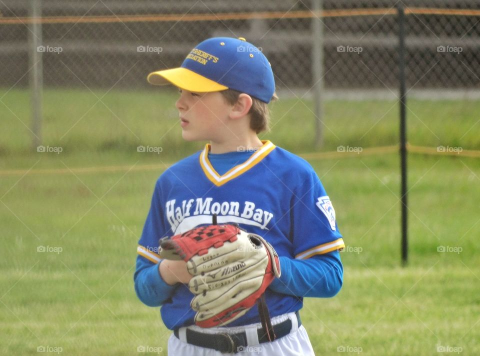 Young Baseball Player