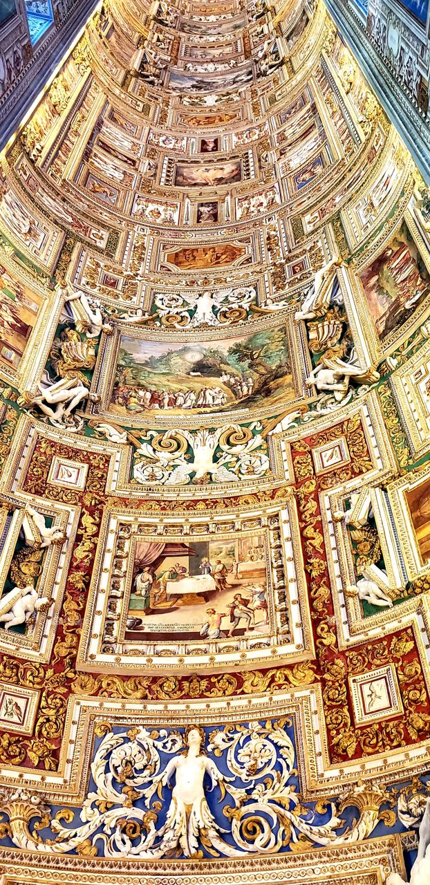 Vatican Rome ceiling portrait painting