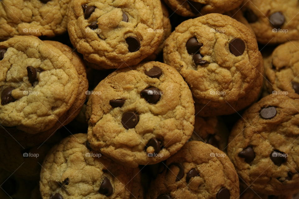 Homemade . Mmm.. chocolate chip cookies