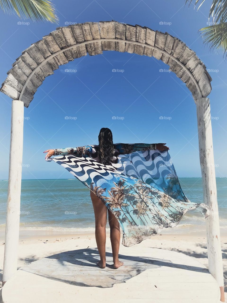 Woman in the beach