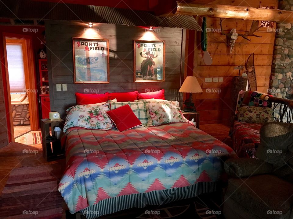 Cabin bedroom