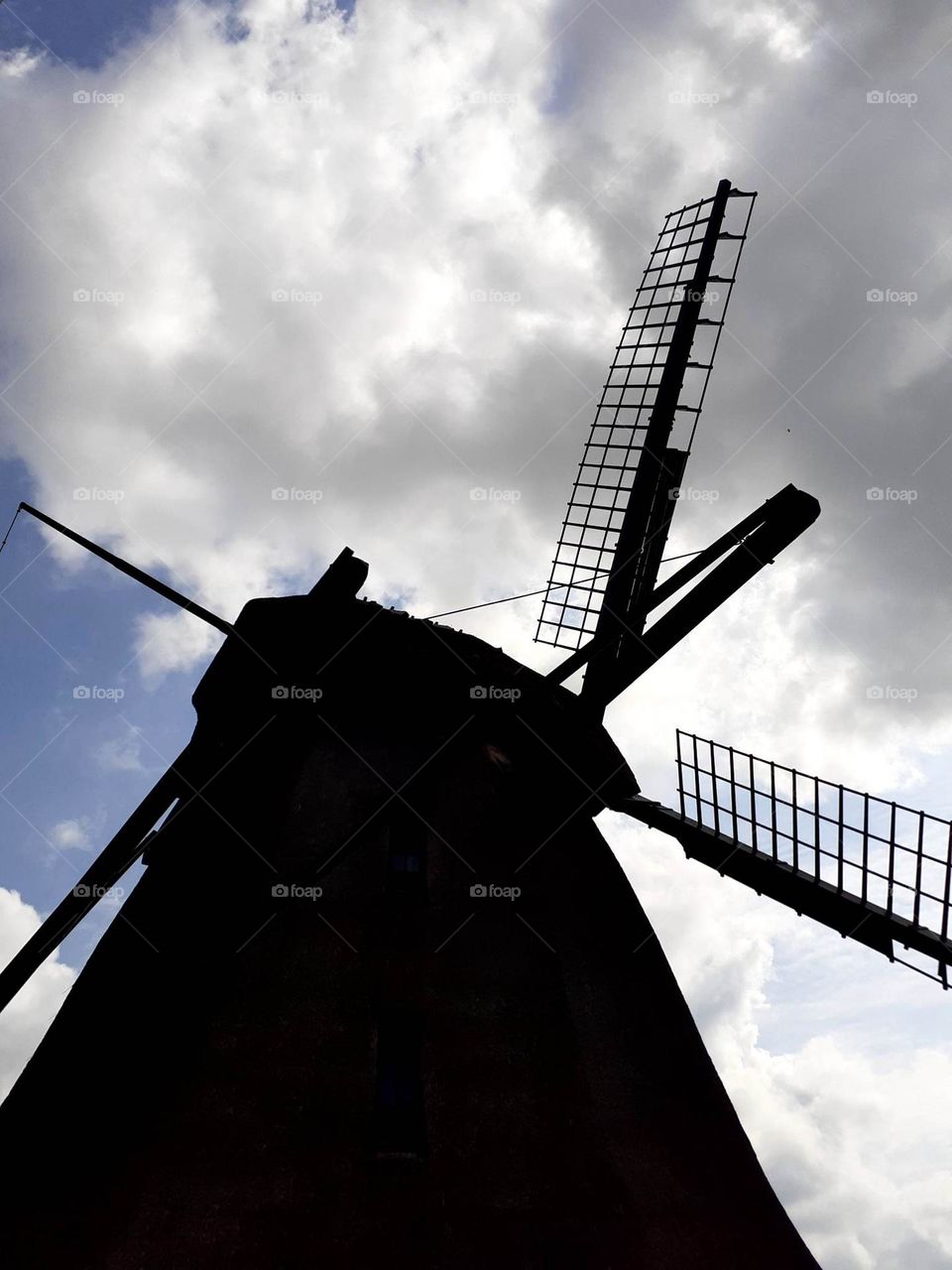 windmill in Danish village