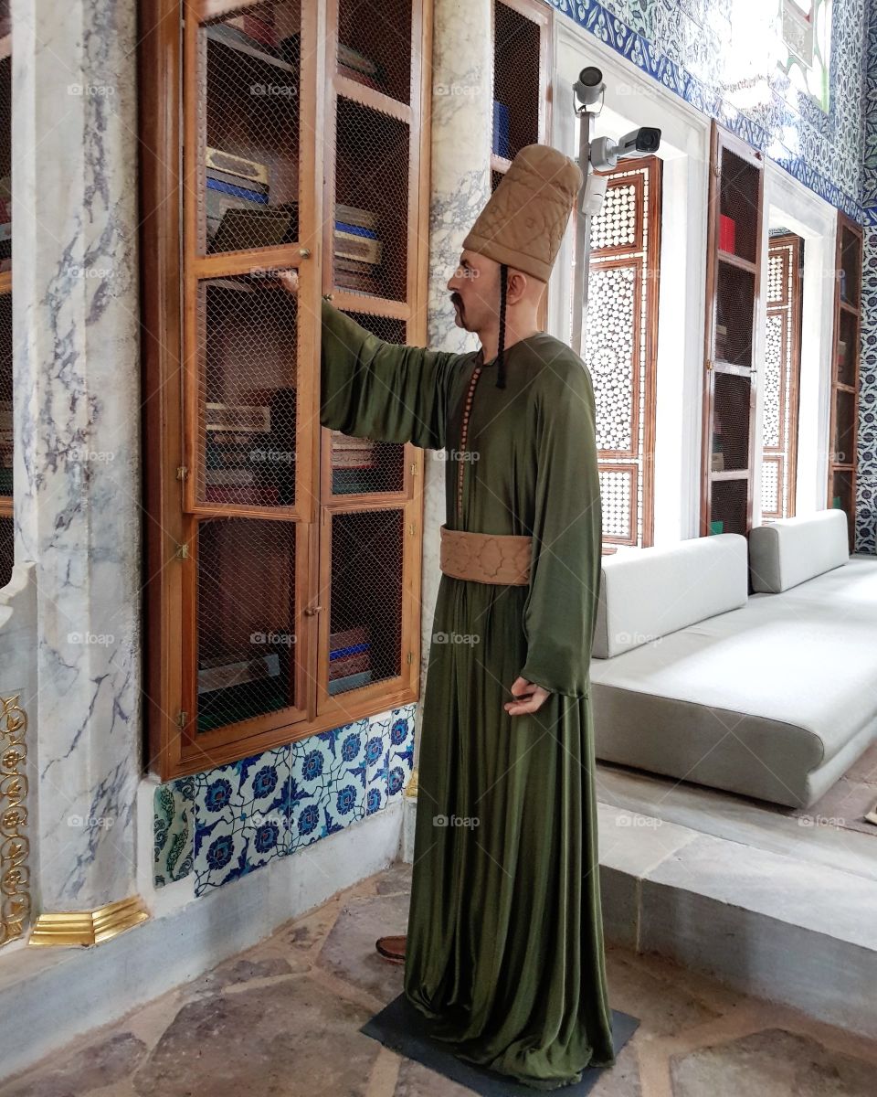 Figure, Library, Study