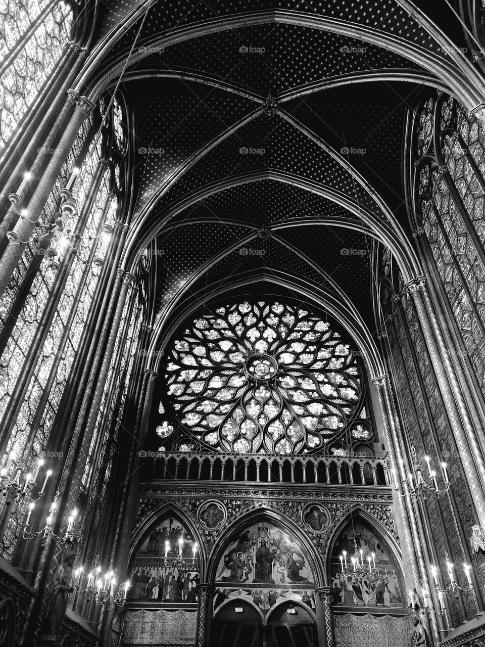 Church from the inside in Paris