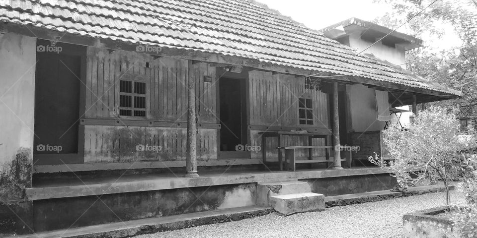 Old heritage House's known as Tharavad in Kerala