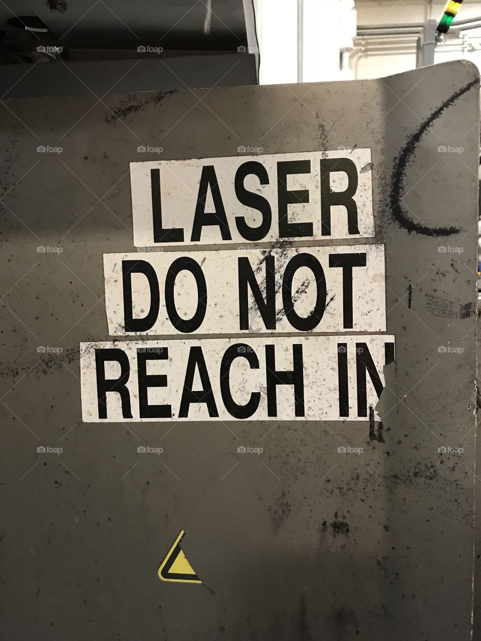 Laser warning
