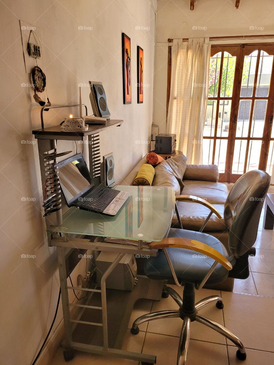 desk and environment