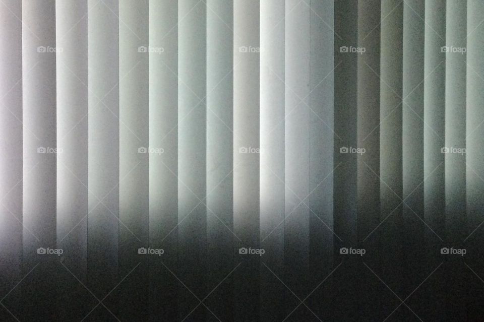 Sunlight hitting the blind