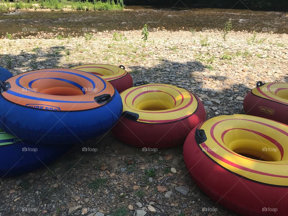 Tubing on the river. What fun memories my family and I had! We love North Carolina! 