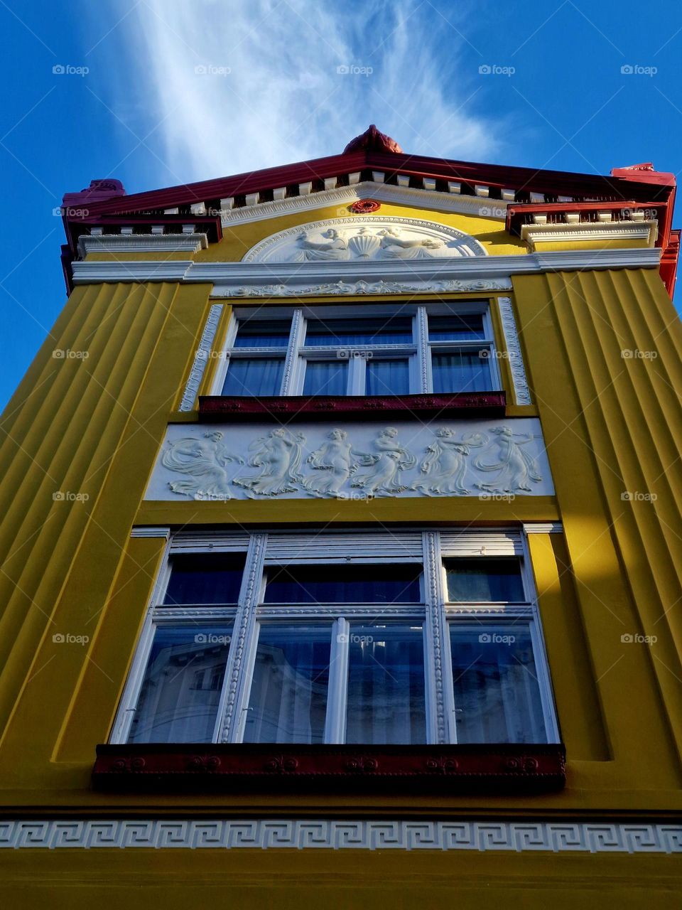 yellow building from Oradea