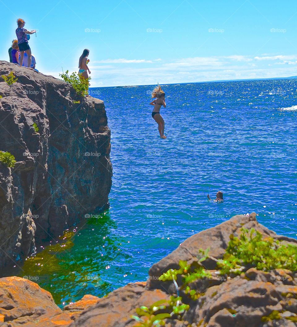 Cliff jump